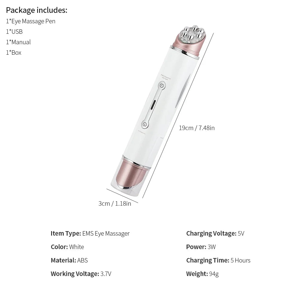 LED EMS Facial Massager – Skin Lifting & Anti-Wrinkle Tool