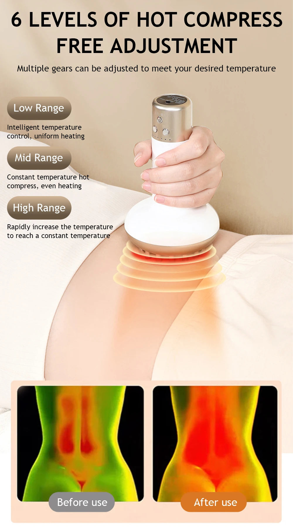 Electric Meridian Brush – Microcurrent & Red Light Body Massager for Slimming & Cellulite Relief