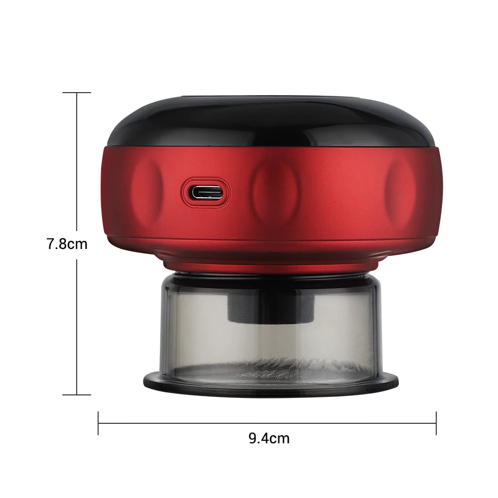 Smart Cupping Massager – Vacuum Suction with Infrared Heating & Red Light Therapy
