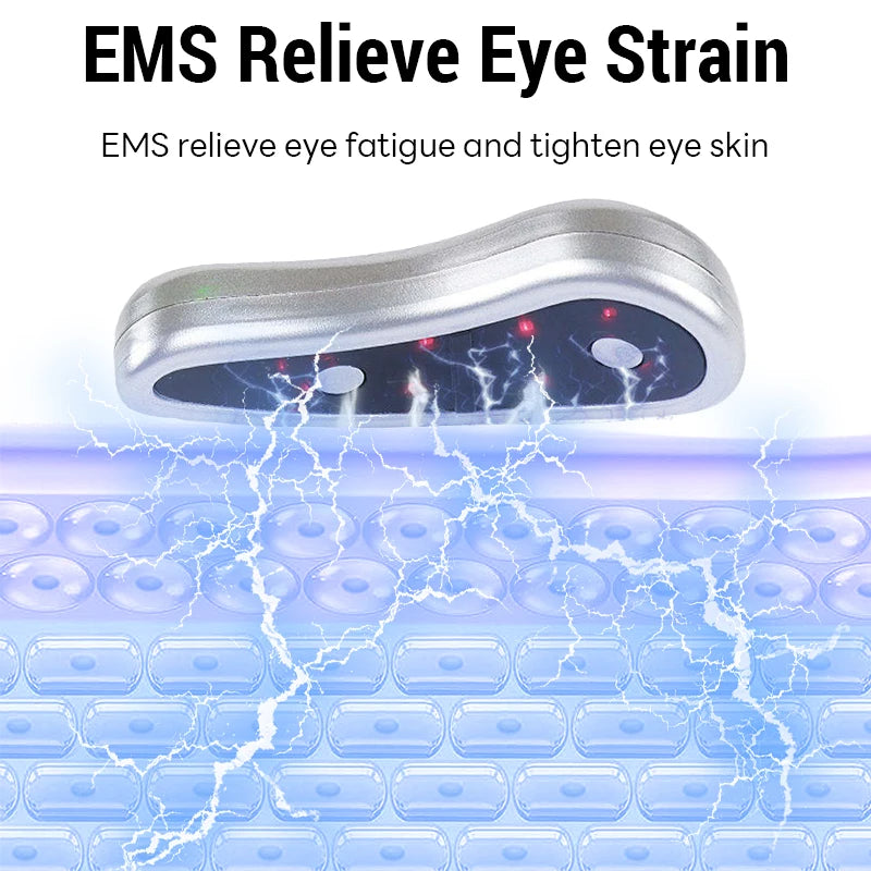 LED Eye Massager – Red Light Therapy & EMS Device for Wrinkle Reduction