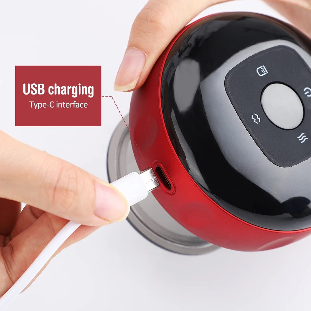 Smart Cupping Massager – Vacuum Suction with Infrared Heating & Red Light Therapy
