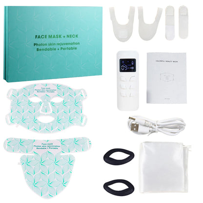 AuraOfRed™ LumaWave 8-Color Facial & Neck Mask
