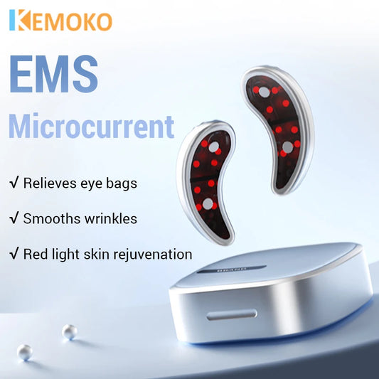 LED Eye Massager – Red Light Therapy & EMS Device for Wrinkle Reduction