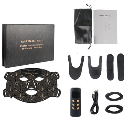 AuraOfRed™ LumaWave 8-Color Facial & Neck Mask
