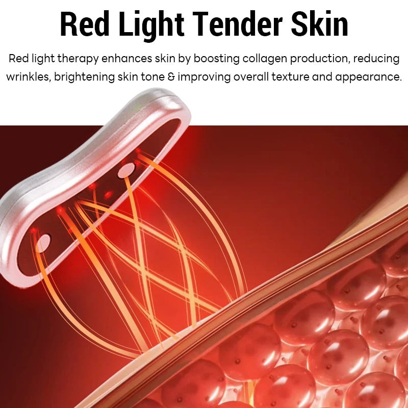 LED Eye Massager – Red Light Therapy & EMS Device for Wrinkle Reduction