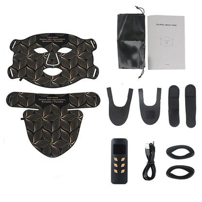 AuraOfRed™ LumaWave 8-Color Facial & Neck Mask